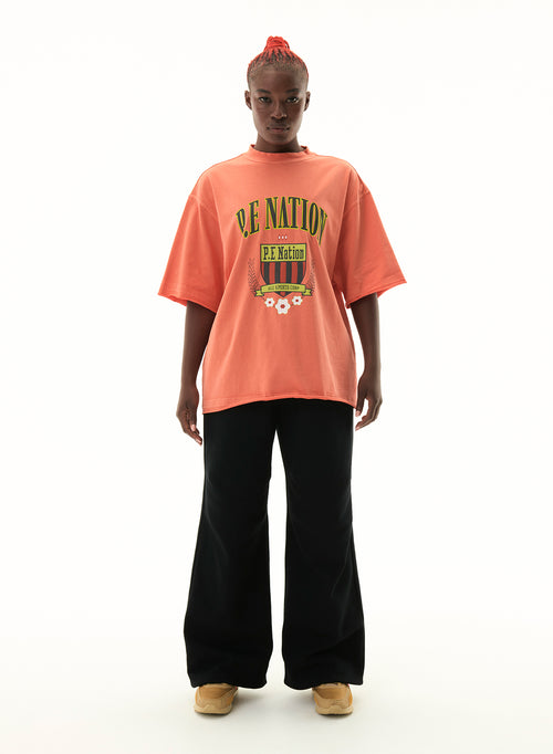 DIVISION ONE TEE IN FLAME