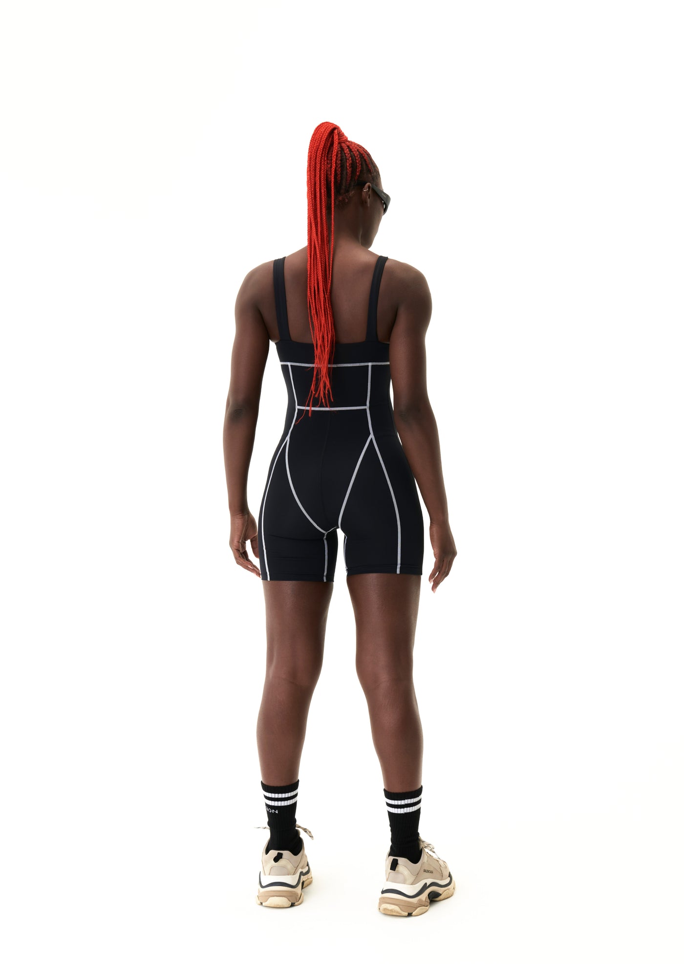 TITLE GAME UNITARD IN BLACK