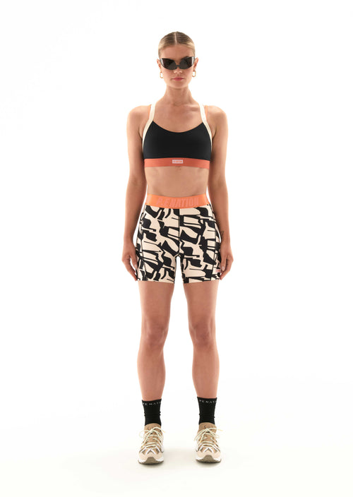 ROCKLAND BIKE SHORT IN ABSTRACT PRINT
