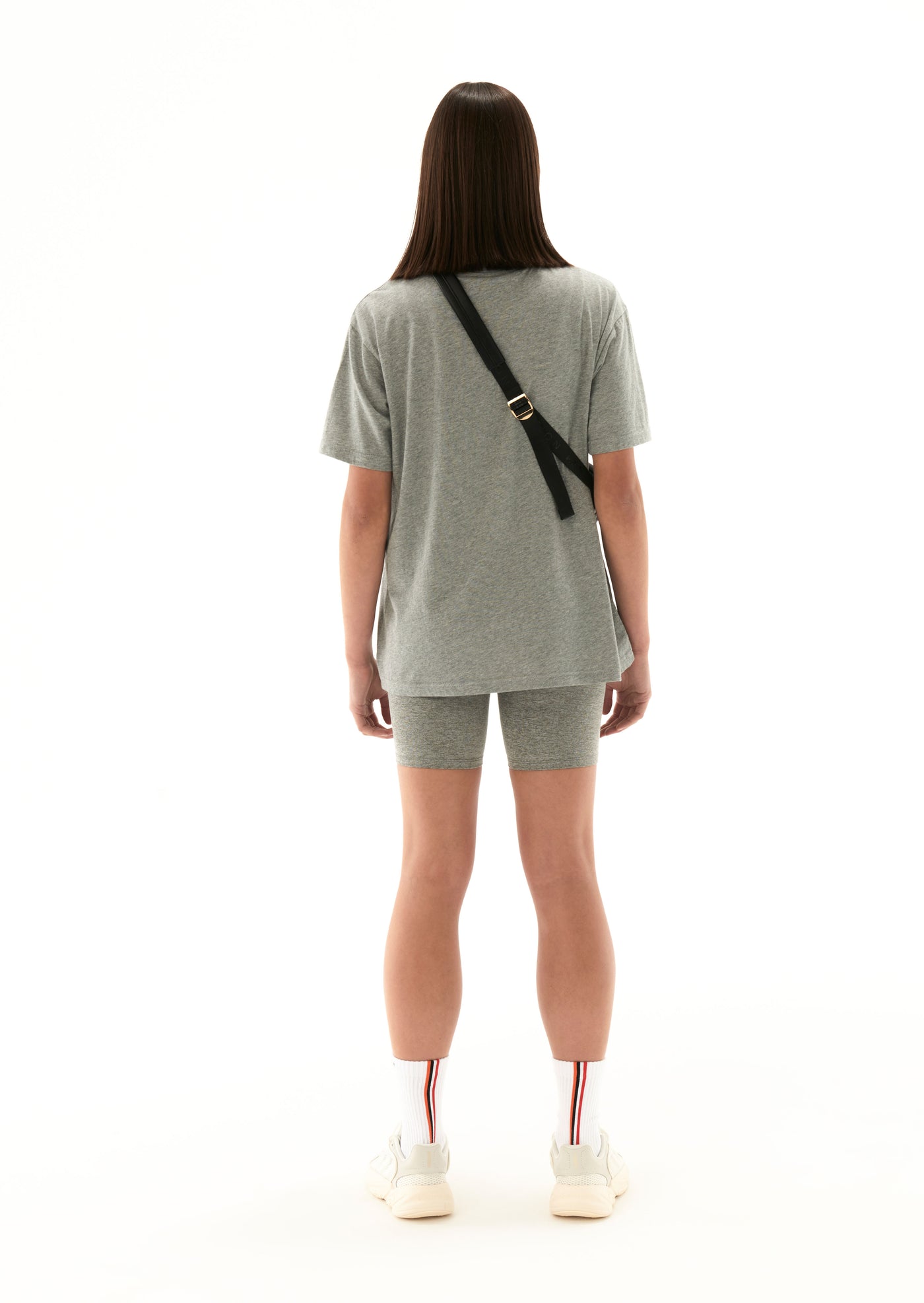 HEADS UP TEE IN GREY MARLE