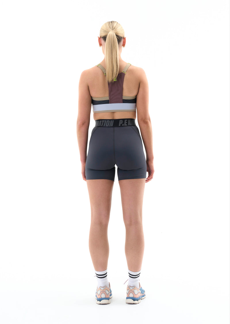 BACKCHECK BIKE SHORT IN DARK SHADOW