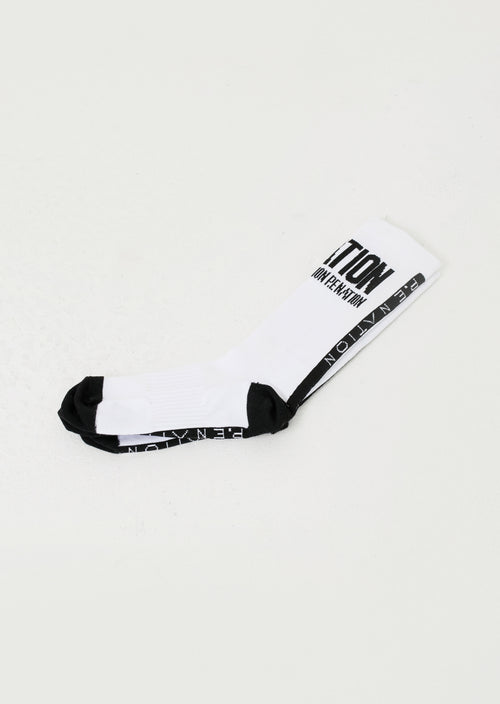 BACKLINE SOCKS IN WHITE