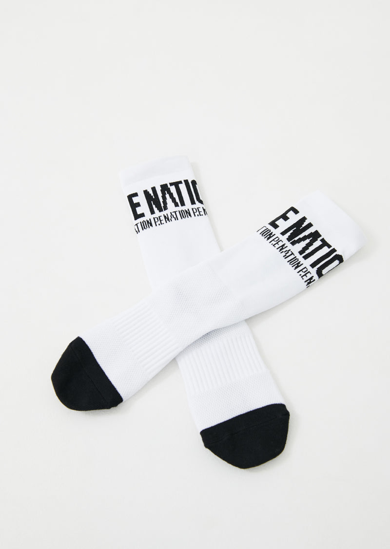 BACKLINE SOCKS IN WHITE