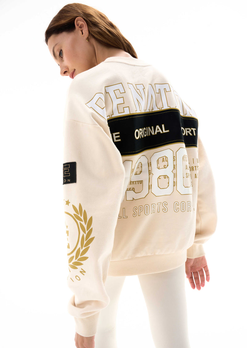 BALTORO SWEAT IN PEARLED IVORY