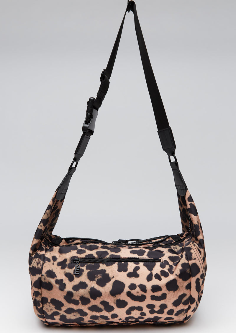 Leopard About Town Crossbody Tote