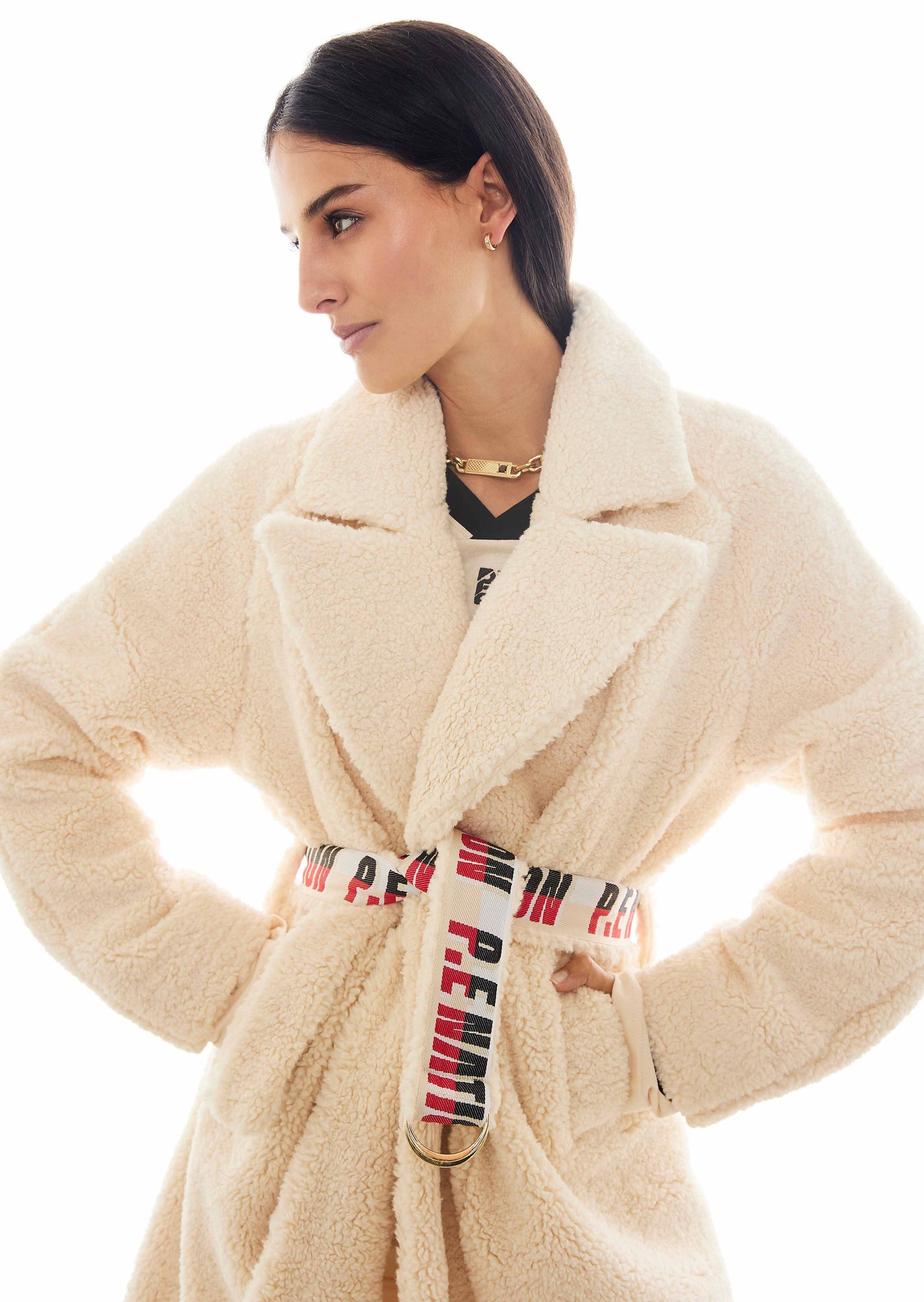 DISCOVER JACKET IN PEARLED IVORY