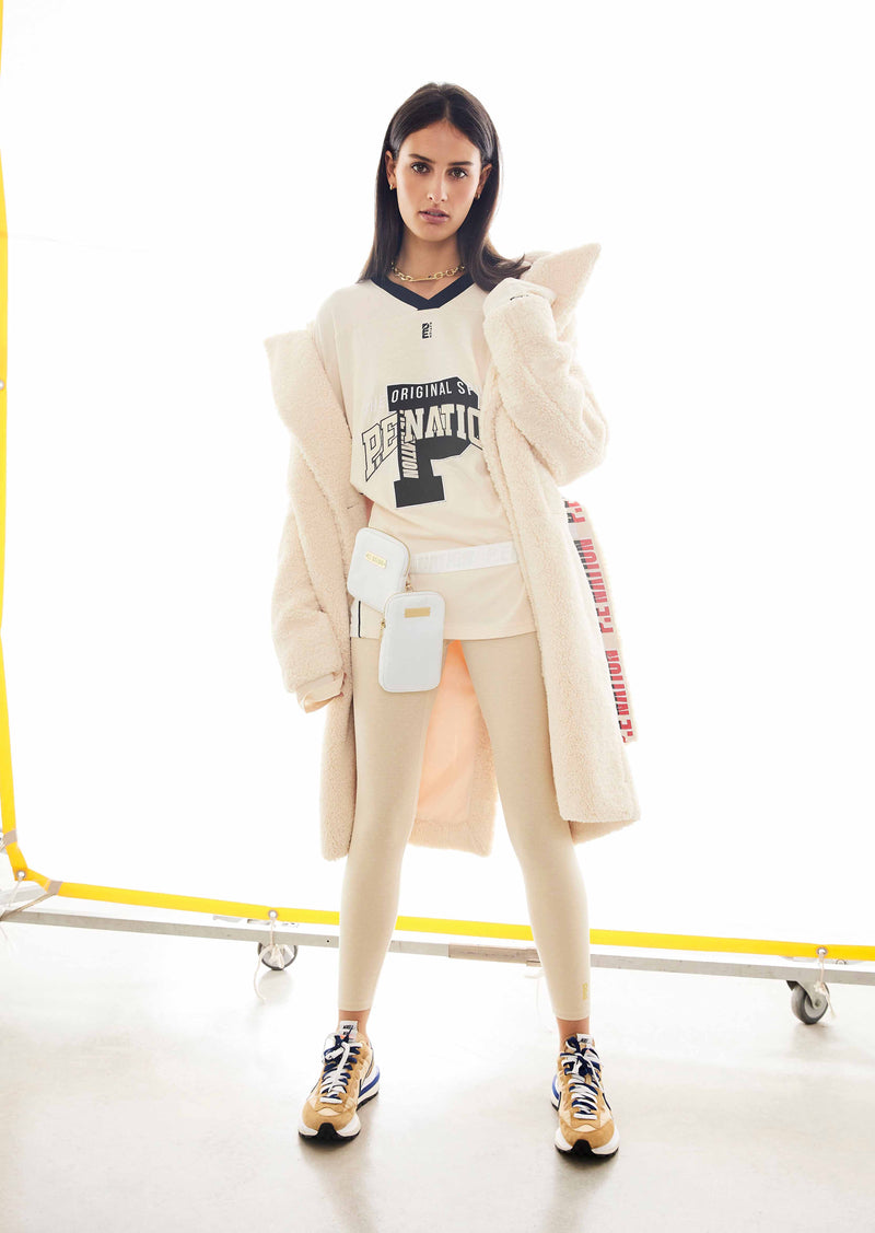DISCOVER JACKET IN PEARLED IVORY