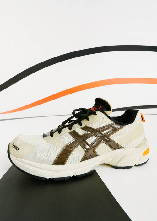 P.E NATION X ASICS GEL-1130 IN CREAM & BLACK