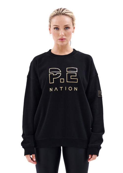 HEADS UP SWEAT IN BLACK