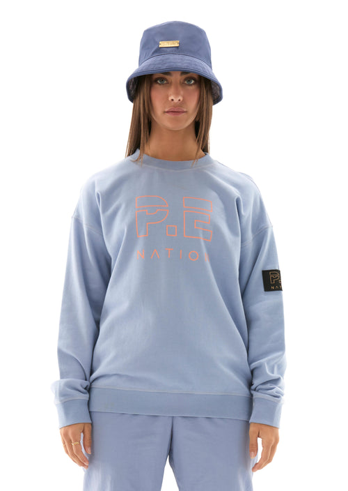 HEADS UP SWEAT IN LAVENDER LUSTRE