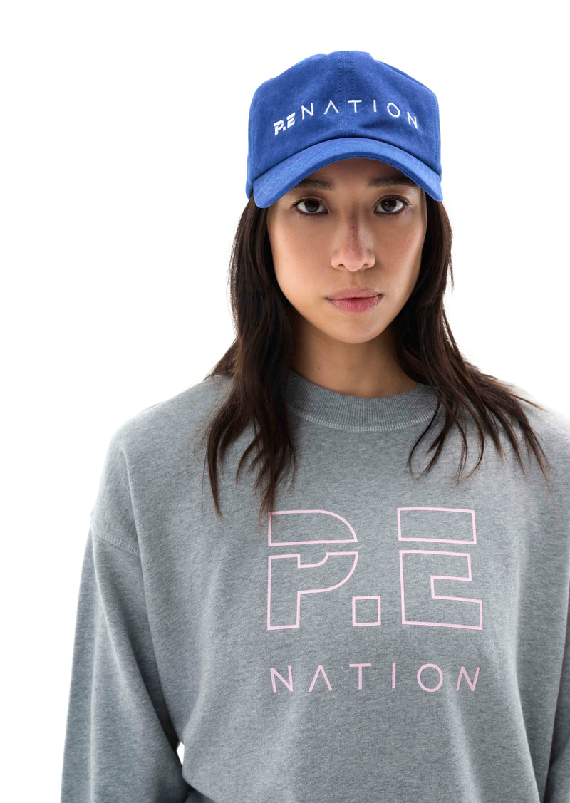 HEADS UP SWEAT IN GREY MARLE