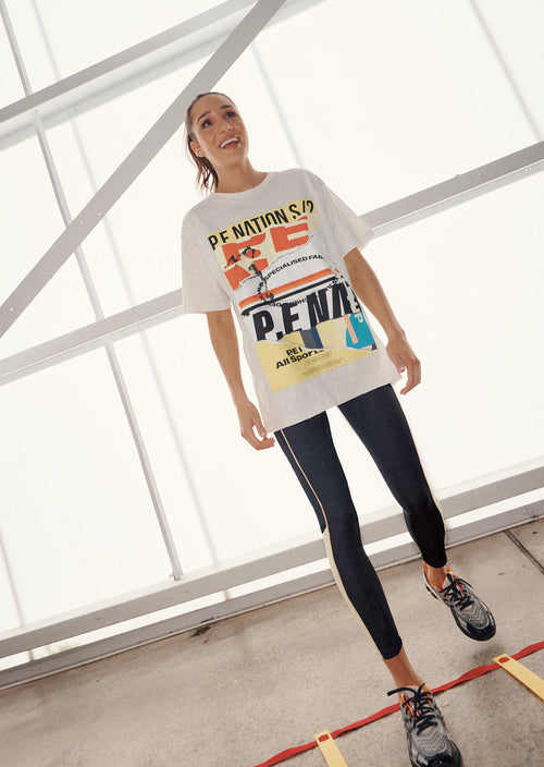 INFINITE TEE IN GREY MARLE