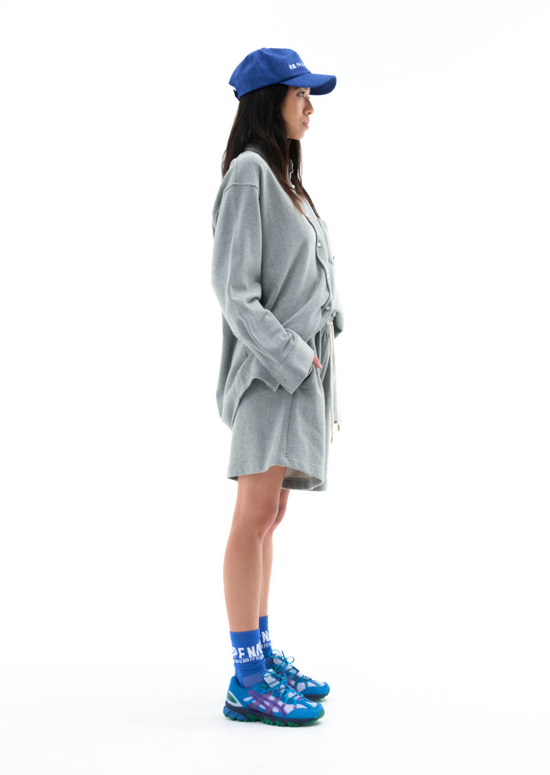 LONESTAR LS SHIRT IN GREY MARLE