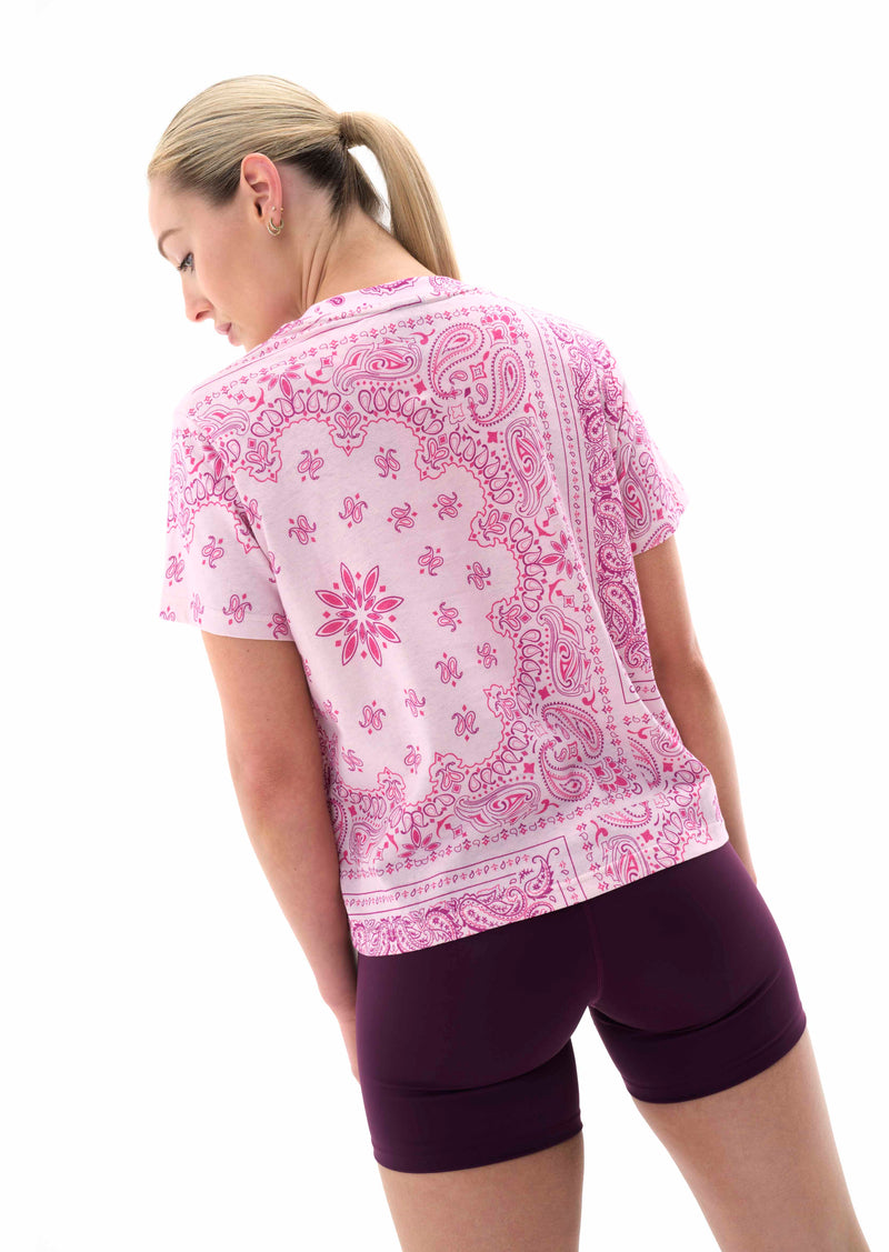 NORWOOD TEE IN BANDANA PRINT