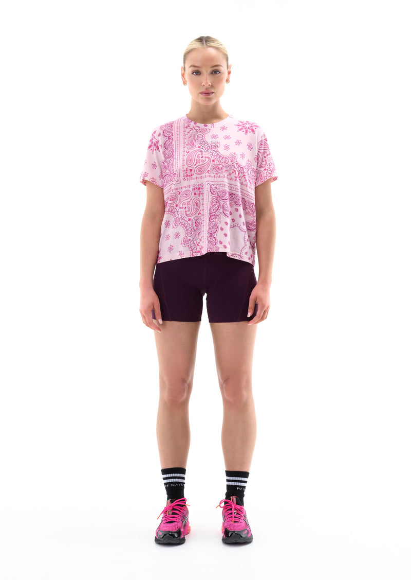 NORWOOD TEE IN BANDANA PRINT