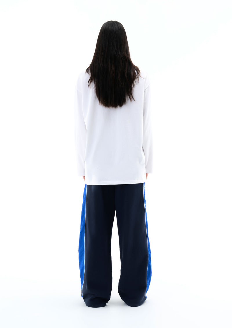 OVERLAND LS TEE IN OPTIC WHITE
