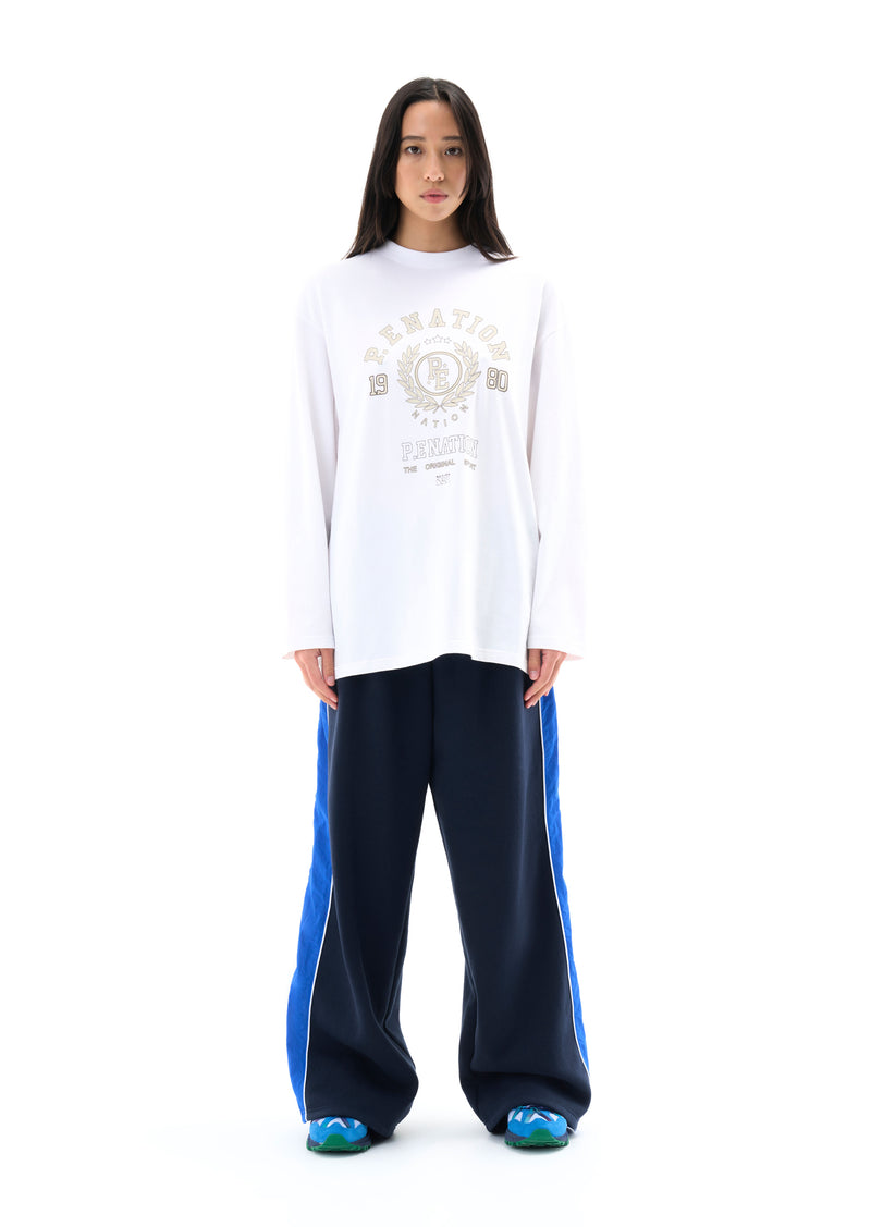 OVERLAND LS TEE IN OPTIC WHITE