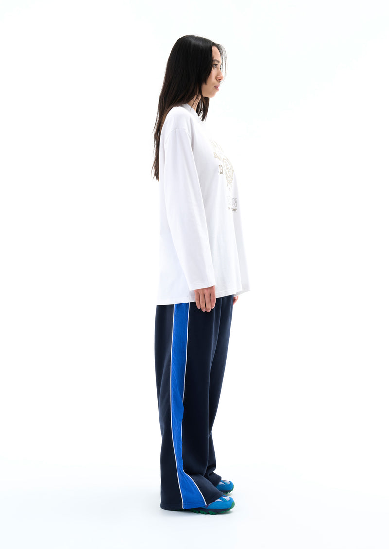 OVERLAND LS TEE IN OPTIC WHITE