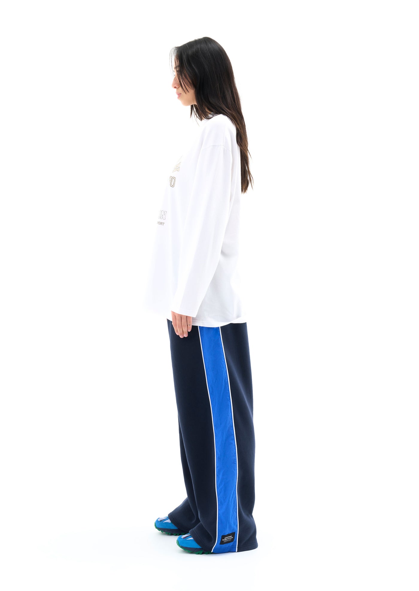 OVERLAND LS TEE IN OPTIC WHITE