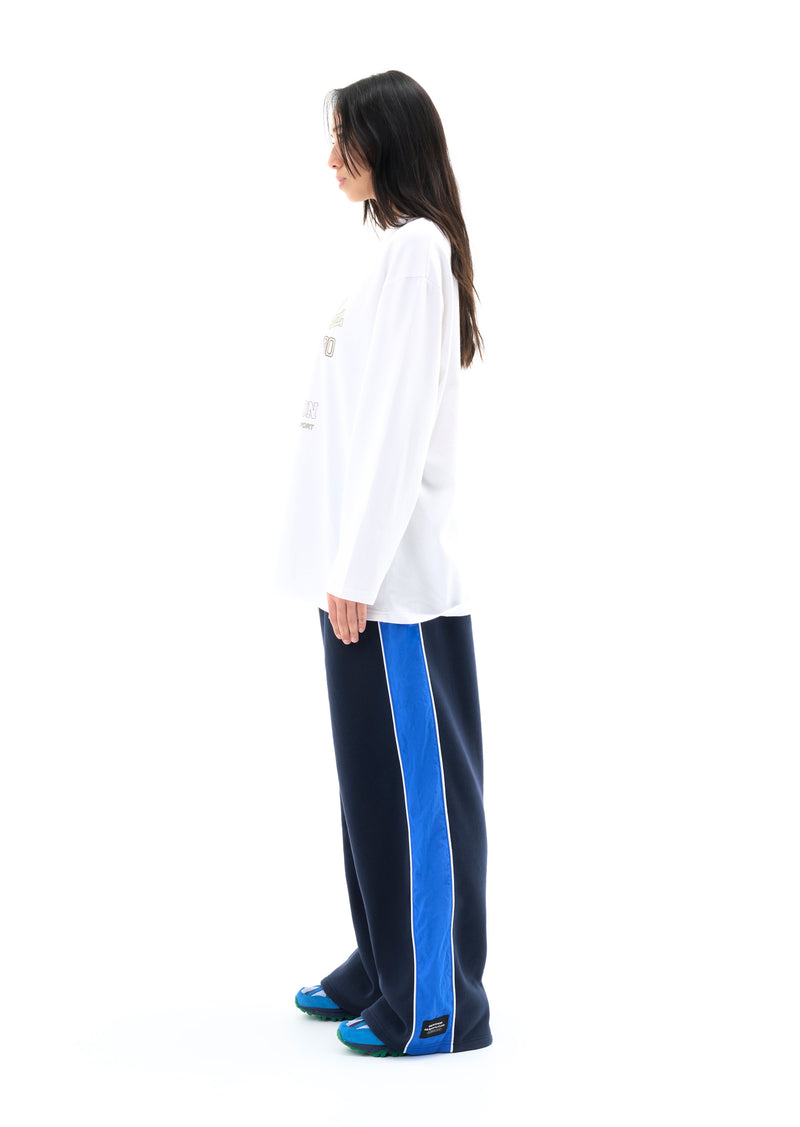 OVERLAND LS TEE IN OPTIC WHITE