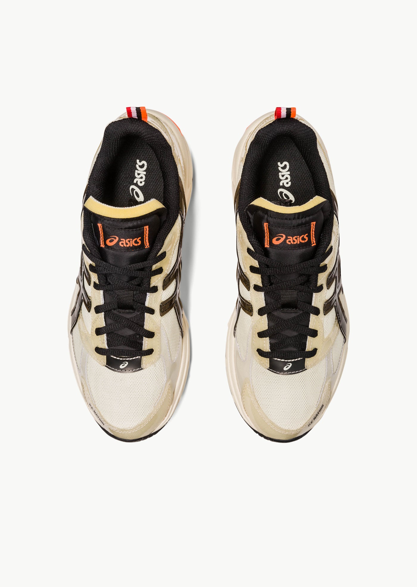 P.E NATION X ASICS GEL-1130 IN CREAM & BLACK