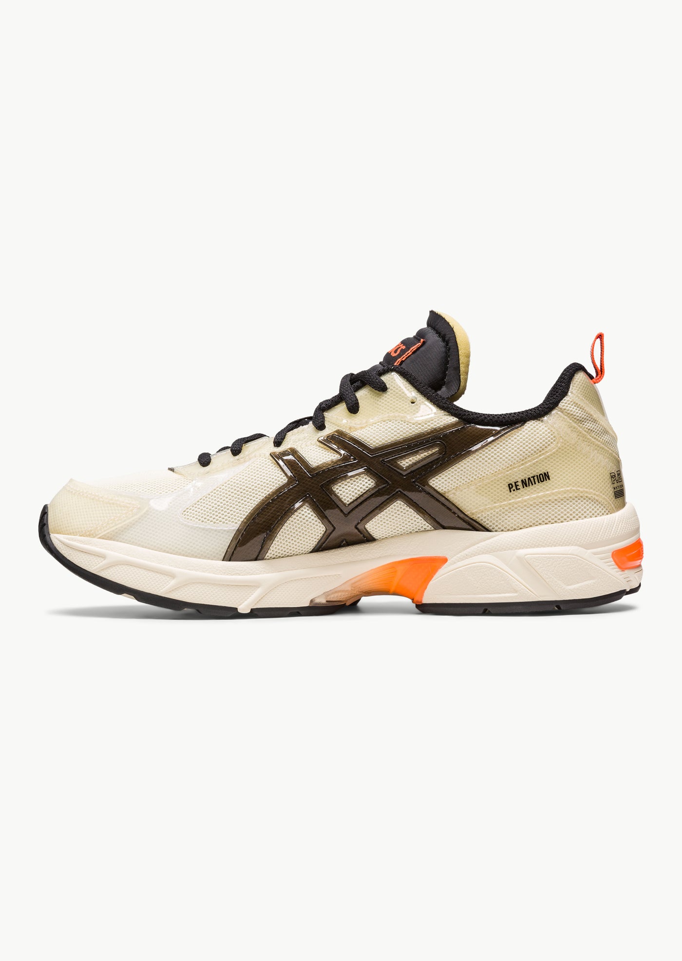 P.E NATION X ASICS GEL-1130 IN CREAM & BLACK