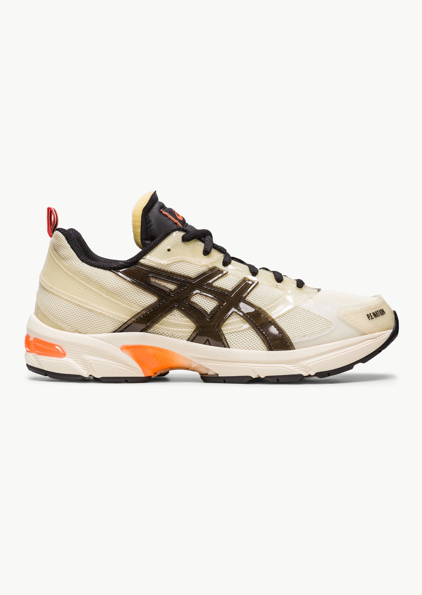 P.E NATION X ASICS GEL-1130 IN CREAM & BLACK