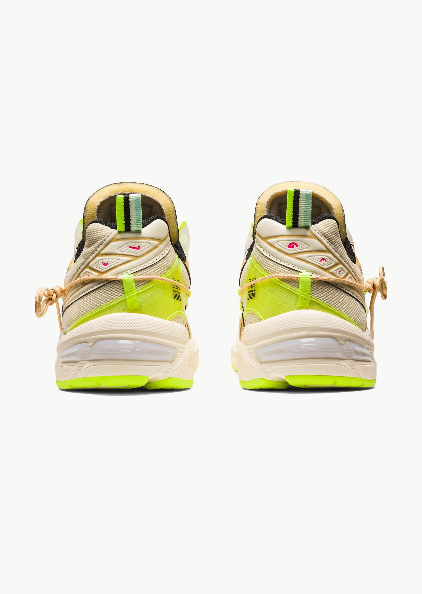 P.E NATION X ASICS GEL-1130 IN CREAM & PINK