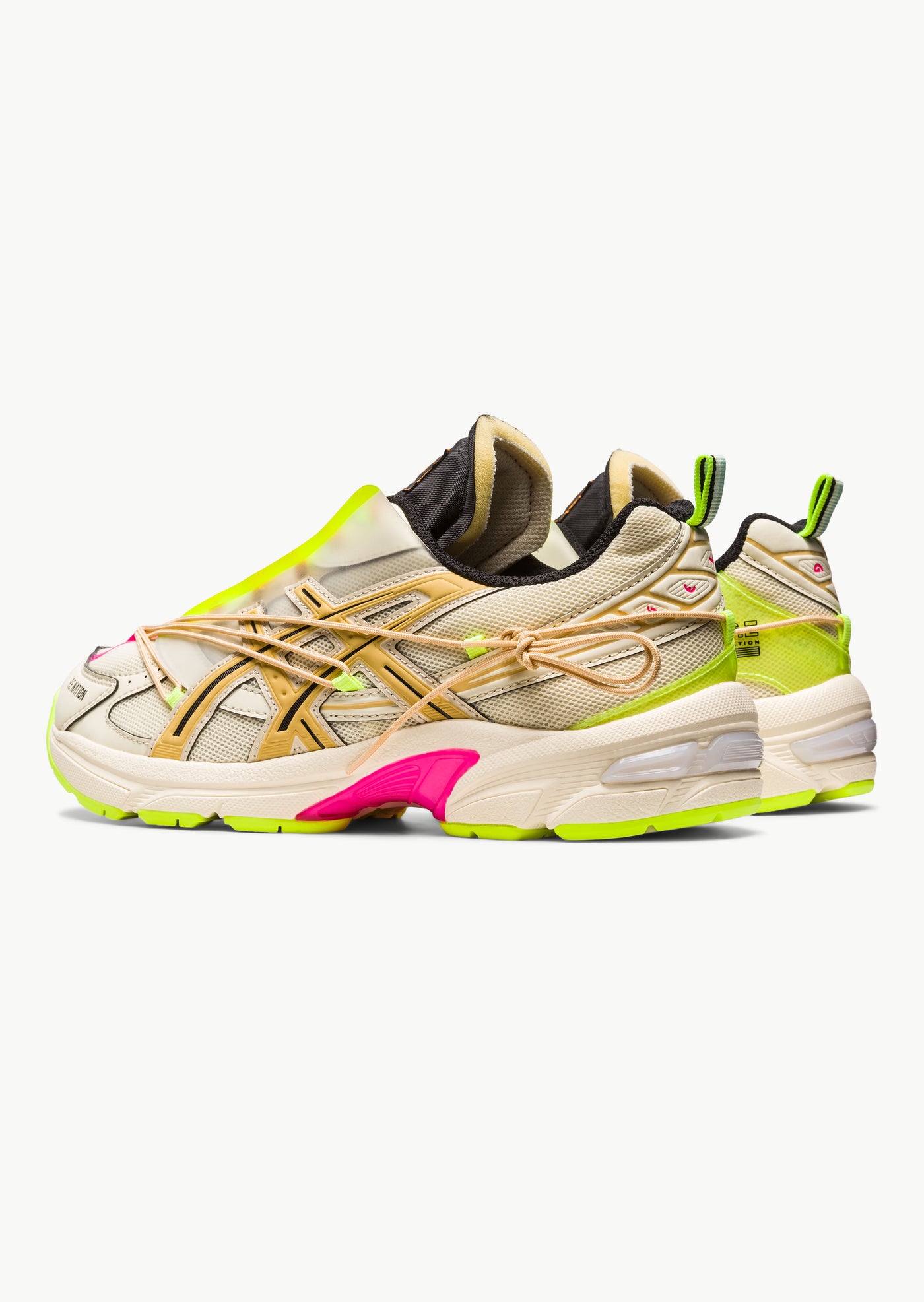 P.E NATION X ASICS GEL-1130 IN CREAM & PINK