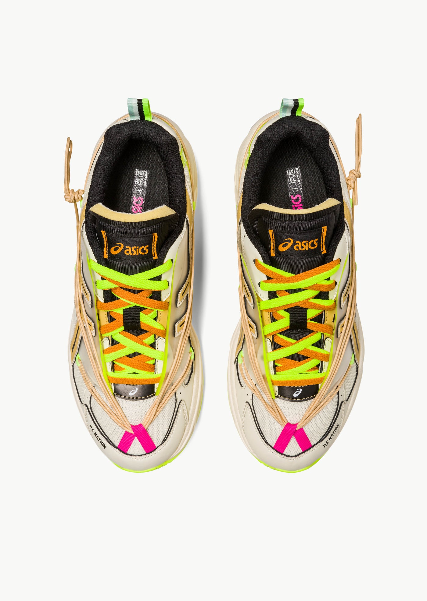 P.E NATION X ASICS GEL-1130 IN CREAM & PINK