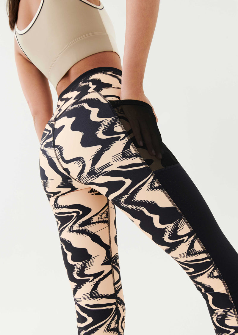 NEW WAVE LEGGING IN LIQUIFY PRINT