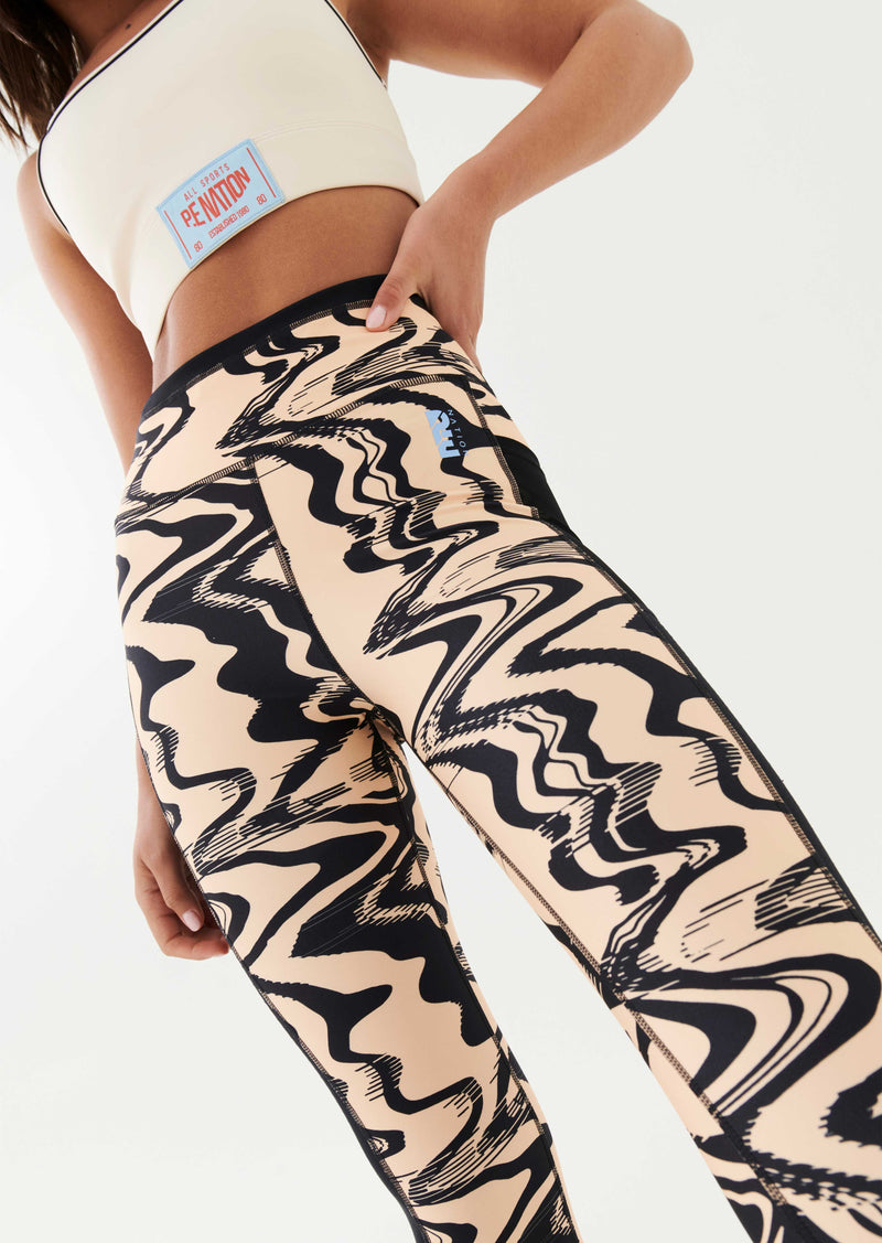 NEW WAVE LEGGING IN LIQUIFY PRINT
