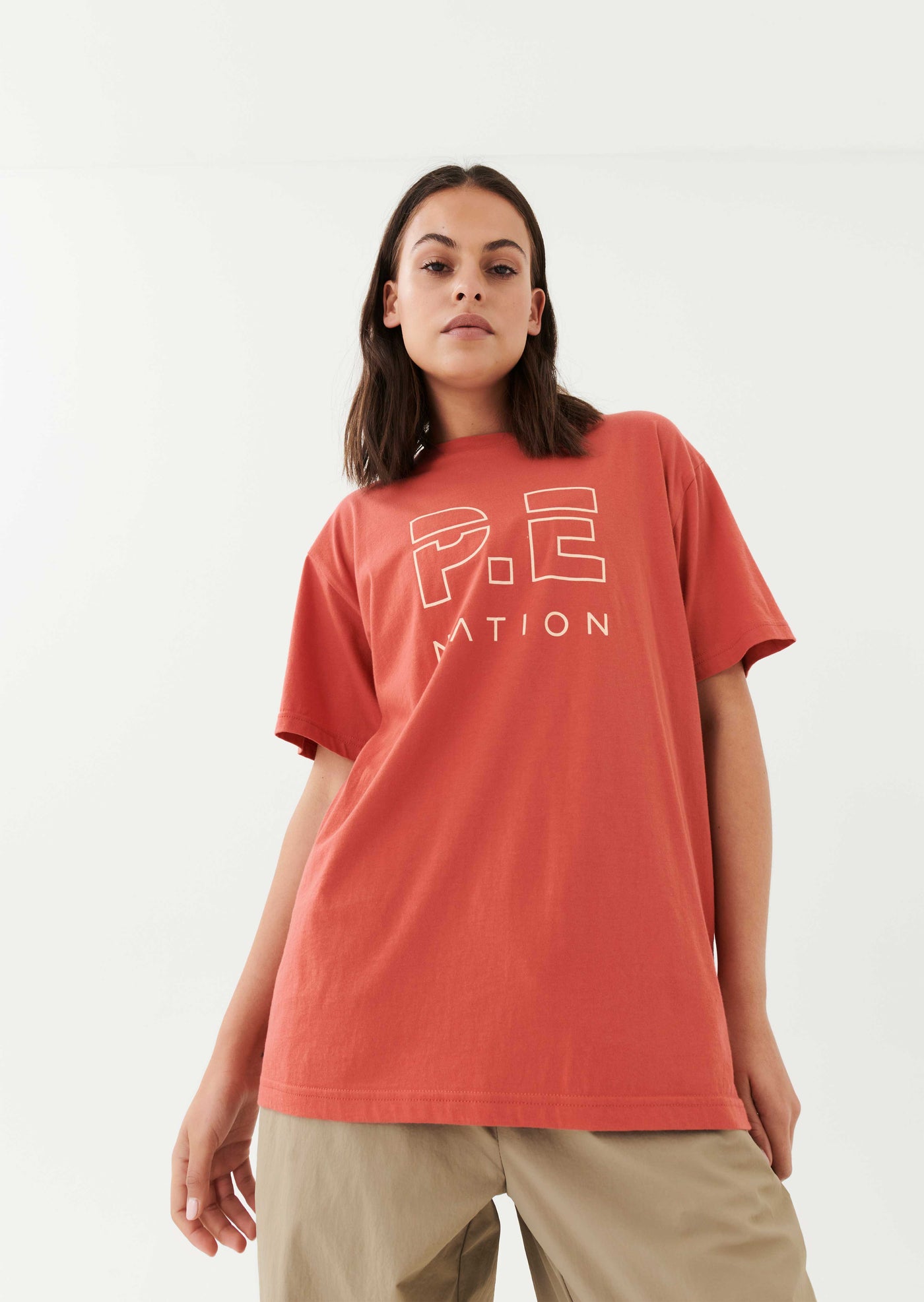 HEADS UP TEE IN PAPRIKA