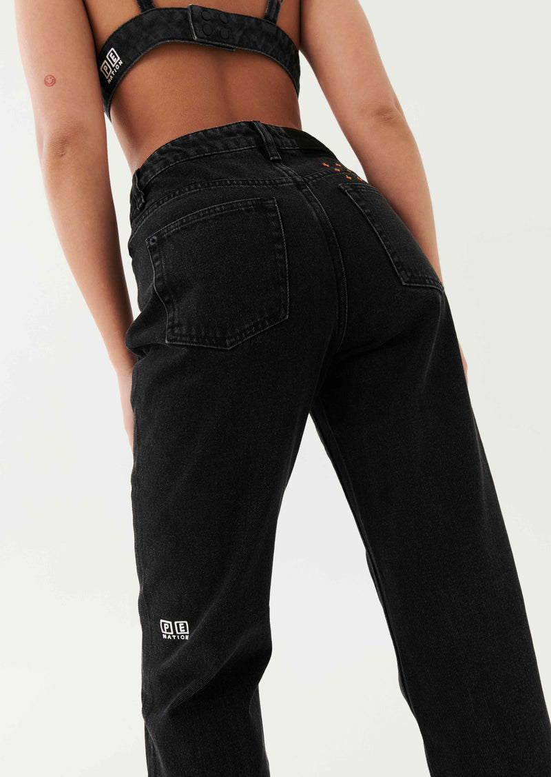 NOIR MELROSE JEAN IN BLACK DENIM