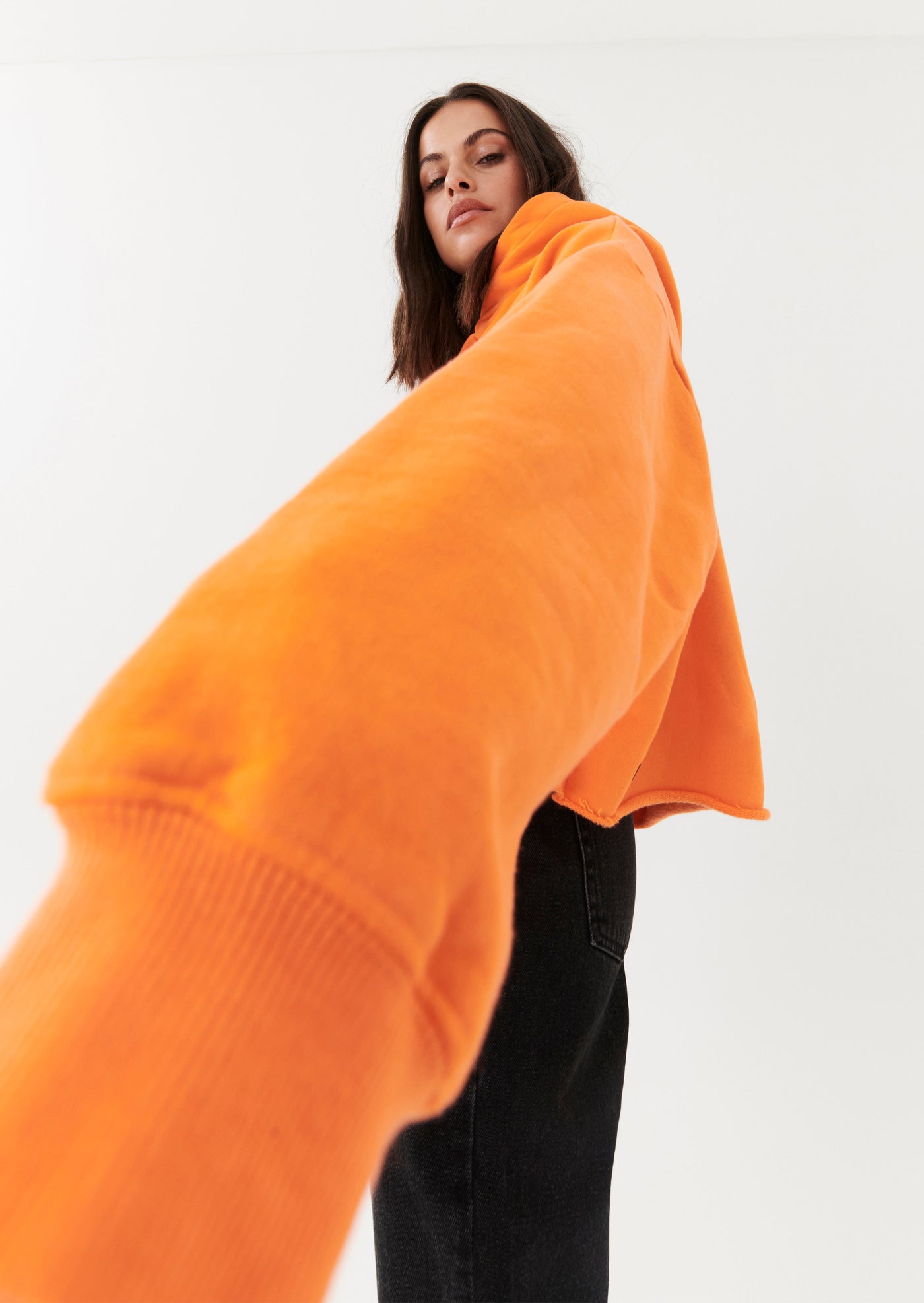 Saucony speed demon hoodie orange deals