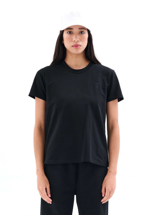 PRIMARY SLIM FIT TEE IN BLACK