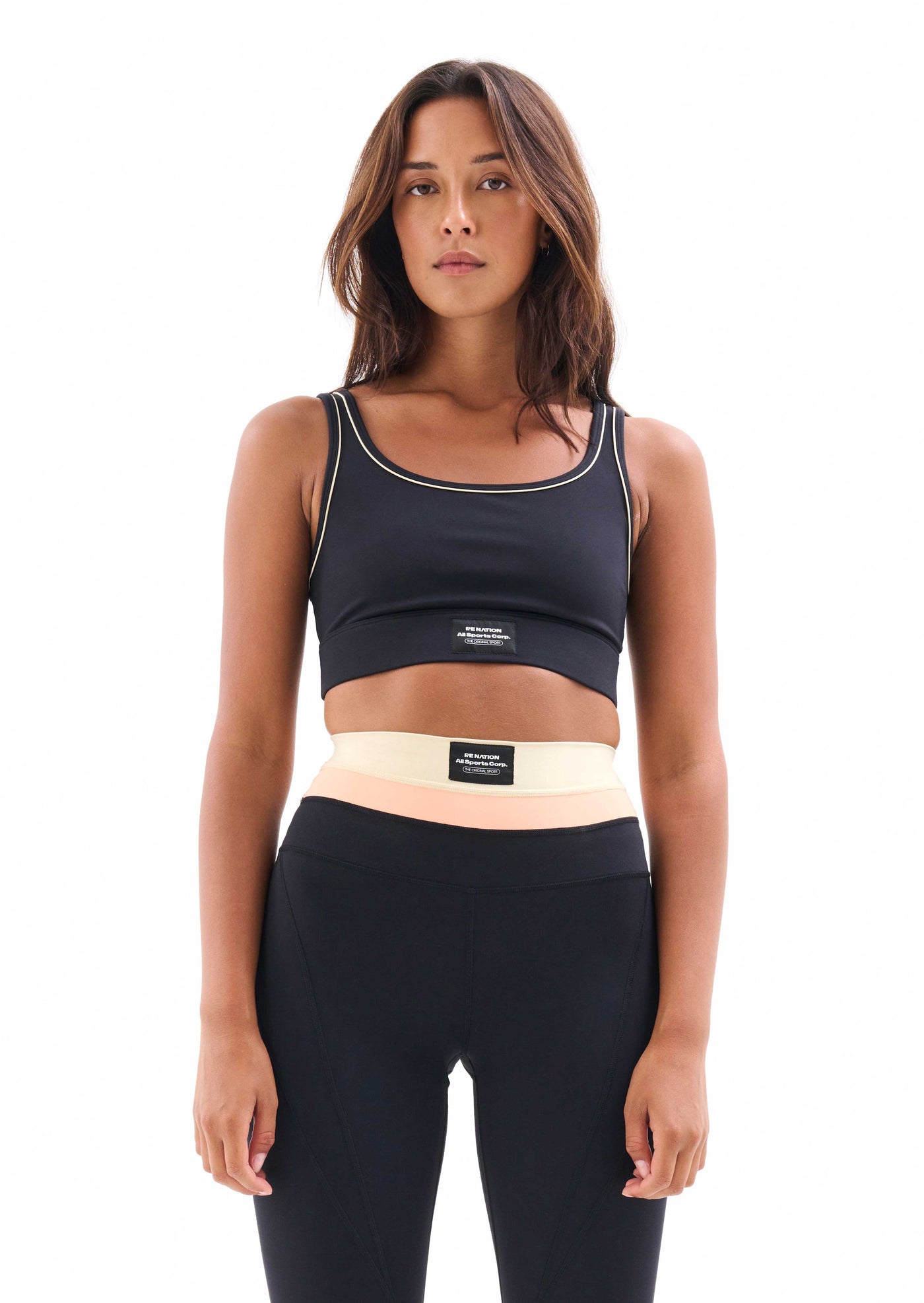 ALL ACES SPORTS BRA IN BLACK
