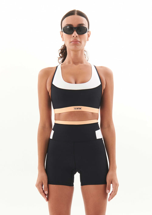 PROGRESSION SPORTS BRA IN BLACK
