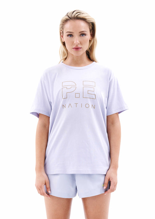 HEADS UP TEE IN GREY DAWN