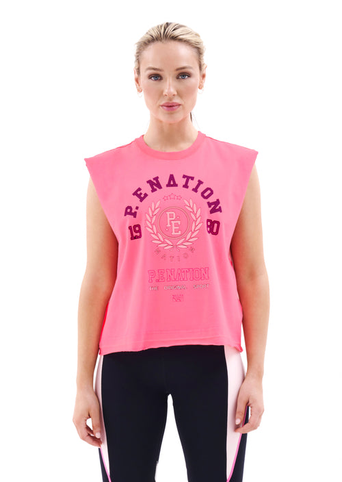 OVERLAND TANK IN BRIGHT PINK