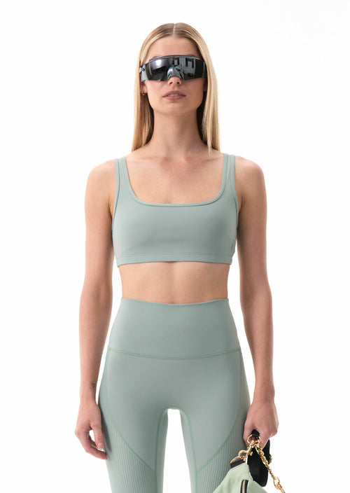 AMPLIFY SPORTS BRA IN ICEBERG GREEN
