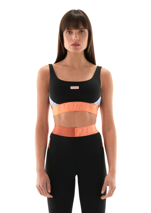 COURTSIDE SPORTS BRA IN BLACK