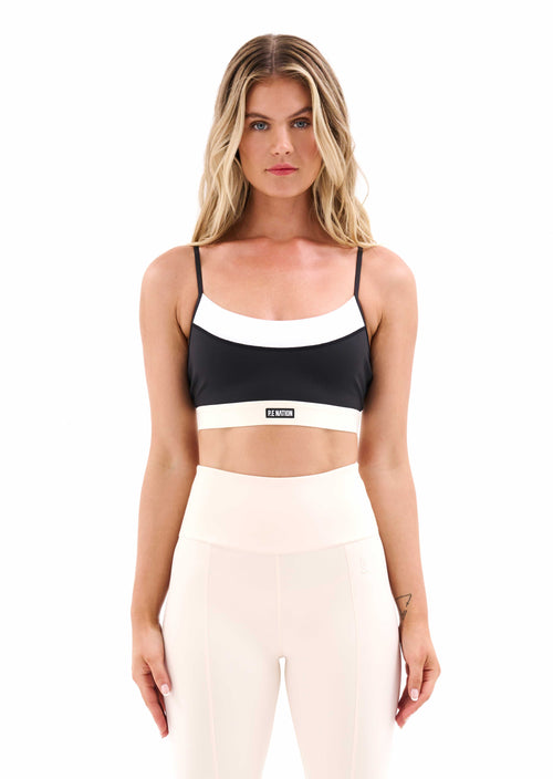 RIDGELINE SPORTS BRA IN BLACK