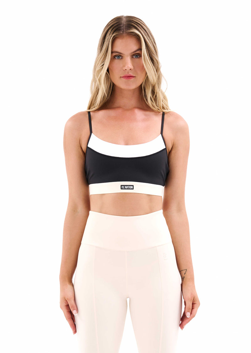 RIDGELINE SPORTS BRA IN BLACK
