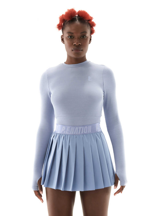 FREE PLAY RIB TEE IN LAVENDER LUSTRE