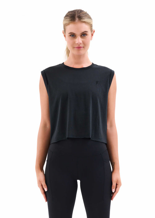 PERFECT SCORE TANK IN BLACK