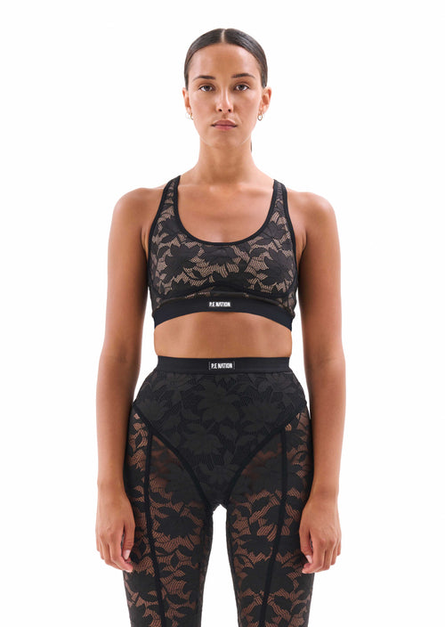 HIGH LINE SPORTS BRA IN BLACK