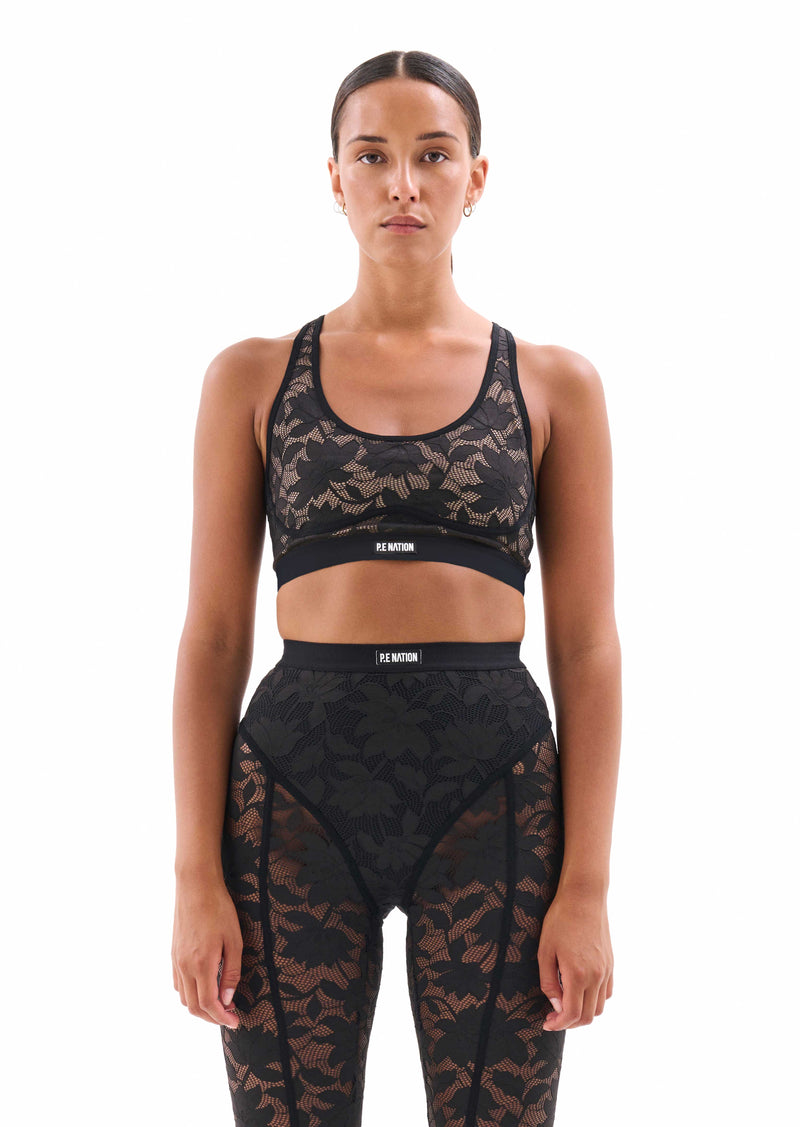HIGH LINE SPORTS BRA IN BLACK