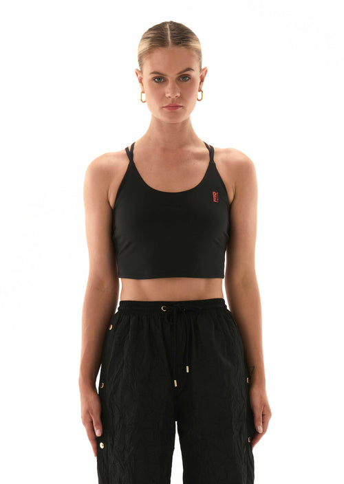 BLOCK ASSIST SPORTS BRA IN BLACK