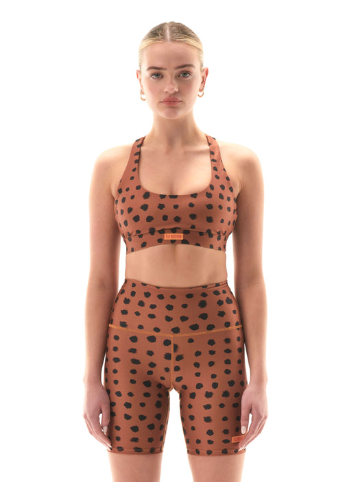 MONTEROSA SPORTS BRA IN ANIMAL SPOT